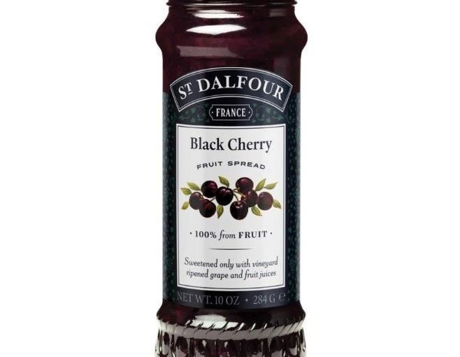 St Dalfour Black Cherry Fruit Spread 284g