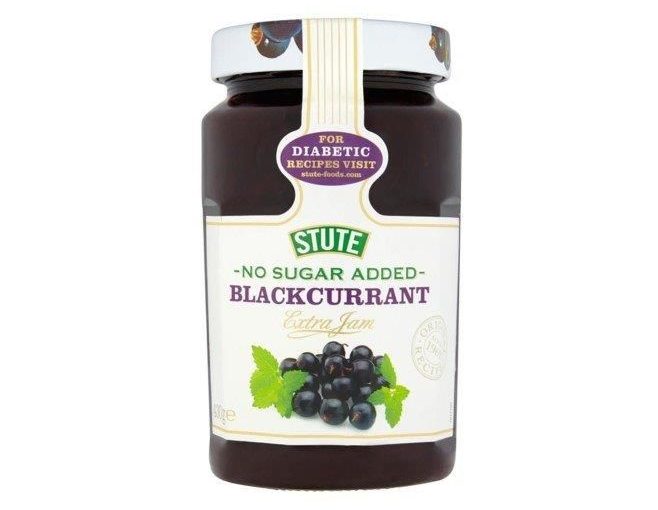 Stute Blackcurrant Jam 430g (No Sugar Added)