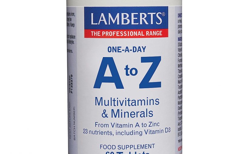 Lamberts A-Z Multivitamins and Minerals 60 Tablets