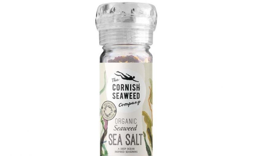 The Cornish Seaweed Company Organic Seaweed Salt Grinder – 100g