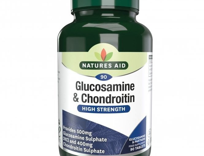 Natures Aid Glucosamine & Chondroitin 400mg High Strength 90 Tablets