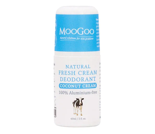 MooGoo Fresh Cream Deodorant – Coconut Cream 60ml