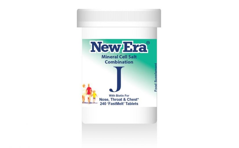 New Era Mineral Tissue Salt Combination J 240 ‘FastMelt’ Tablets