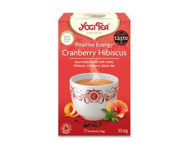 Yogi Tea Positive Energy Cranberry Hibiscus (17 teabags)