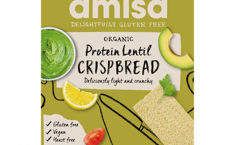 Amisa Organic Protein Lentil Crispbread 100g