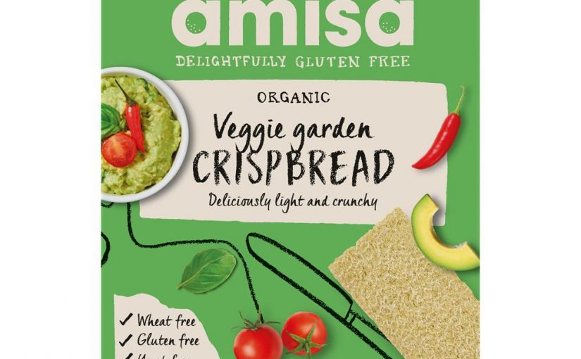 Amisa Gluten Free Veggie Garden Crispbread Organic 100g