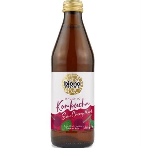 Biona Organic Kombucha Sour Cherry & Mint 330ml
