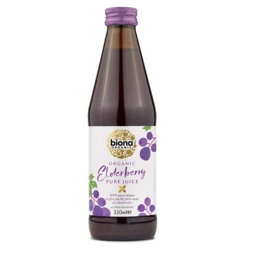 Biona Organic Elderberry Pure Super Juice 330g