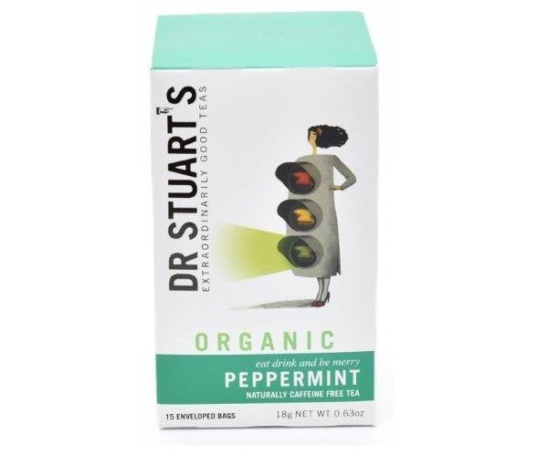 Dr Stuart’s Organic Peppermint Tea (15 Enveloped bags)