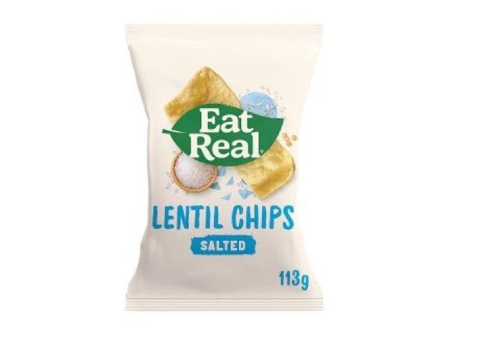 Eat Real Lentil Chips Salted 113g
