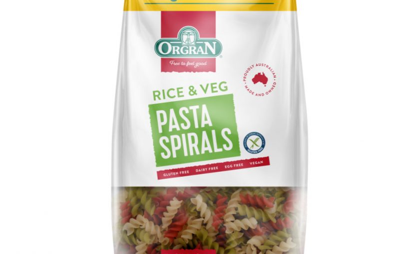 Orgran Rice & Vegetable Pasta Spirals 350g